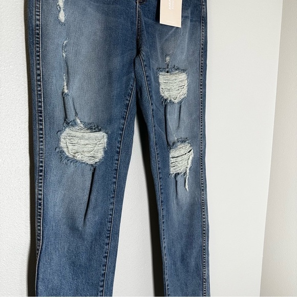 Revice Uptown Jeans Roatrip Wash Distressed Slim Leg High Rise Size 31 Women’s - Picture 8 of 12